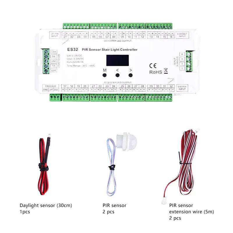 32CH Sensor Stair Light Controller 5V-24V - LEDOF